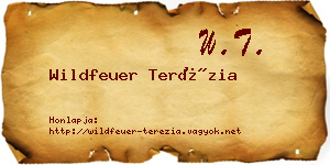 Wildfeuer Terézia névjegykártya